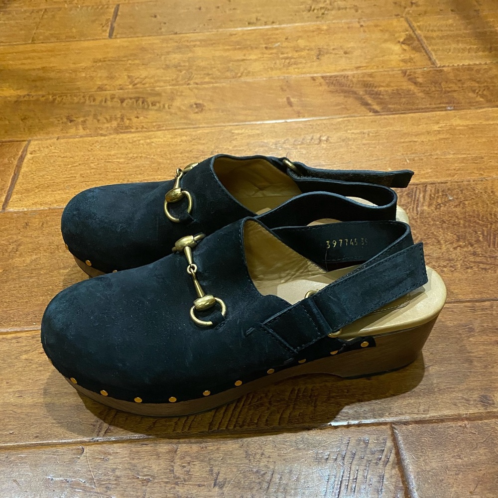 Gucci Amstel Horsebit Clogs